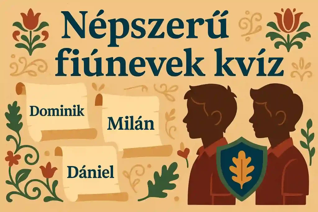 Nepszeru fiunevek kvizneked