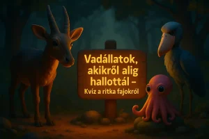 Ritka állatfajok kvíz – Elképesztő lények, amelyekről alig hallottál