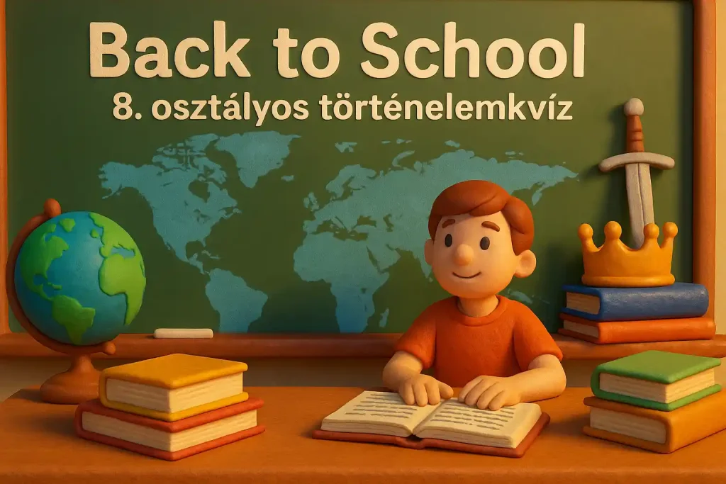Back to School – 8. osztályos történelemkvíz illusztráció