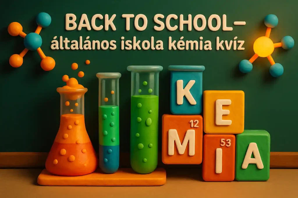 Back to School – általános iskola kémia kvíz illusztráció