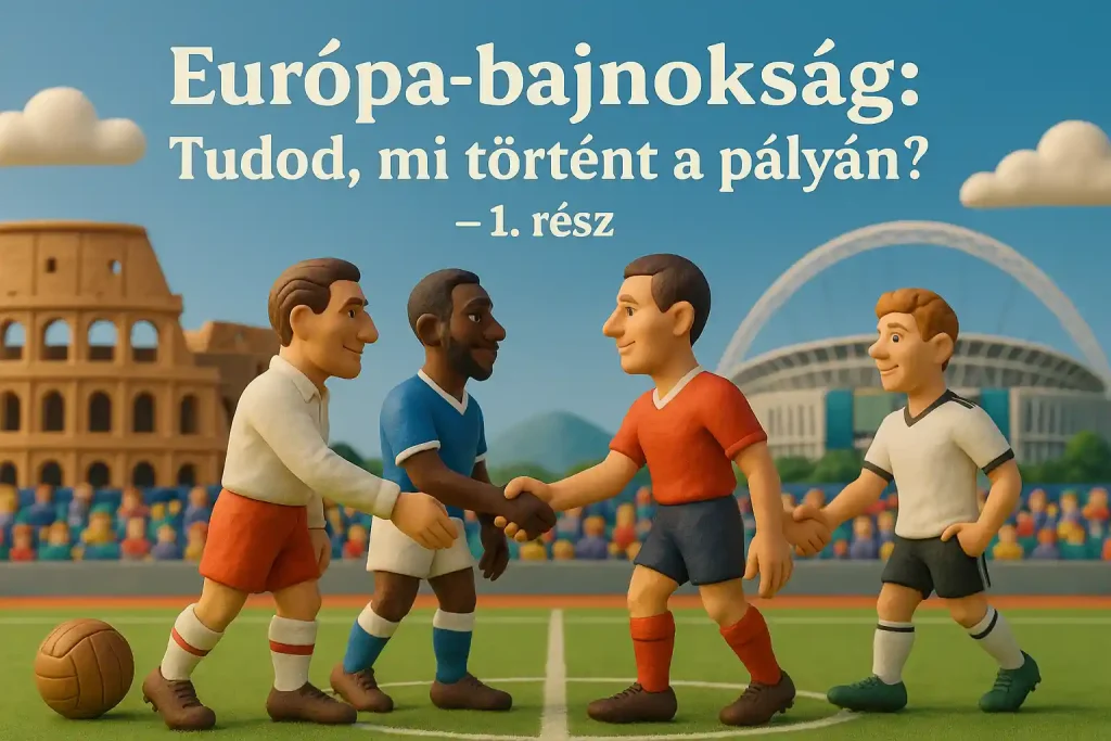 Labdarúgó-Európa-bajnokság történelmi és modern pillanatai egy képen