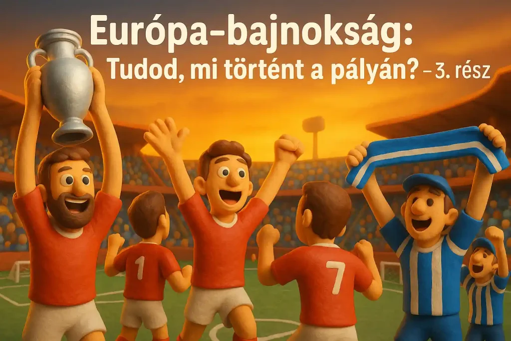 Európa-bajnokság legendás pillanatai clay stílusban