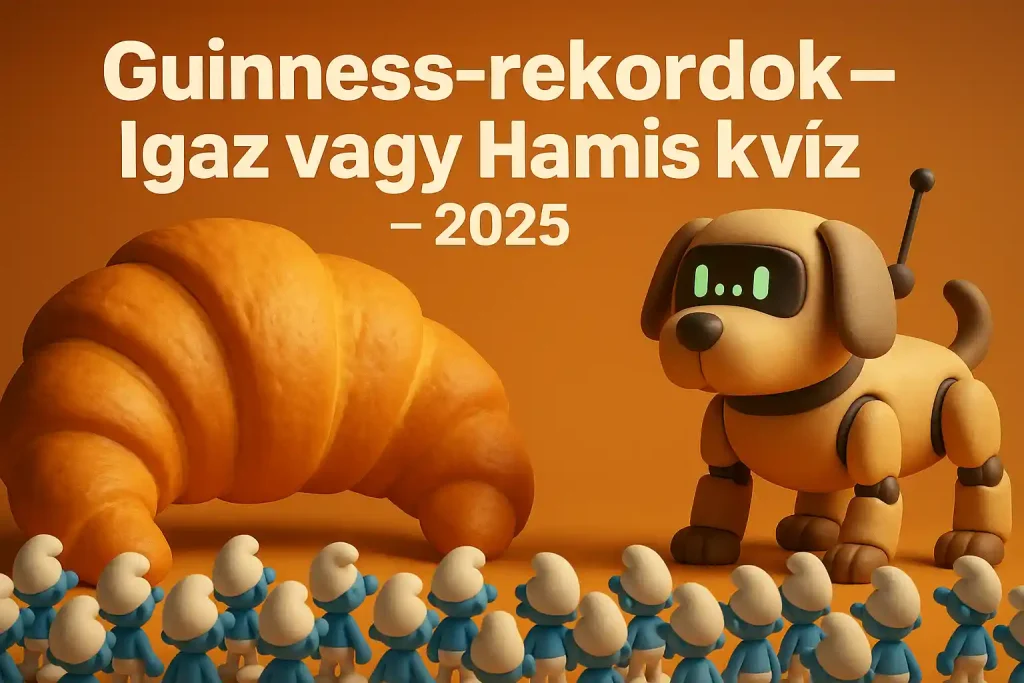 Guinness-rekordok kvíz – igaz vagy hamis játék 2025