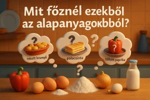 Mit főznél ezekből az alapanyagokból? – Kreatív recept-kitalálós játék