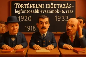 Történelmi időutazás – legfontosabb évszámok – 6. rész