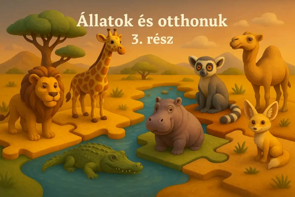 Afrika és Madagaszkár ikonikus állatai otthonaikban