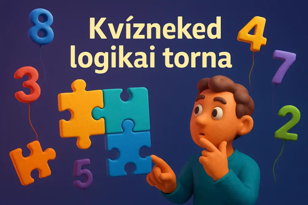 Logikai kvíz számsorozatokkal és fejtörőkkel
