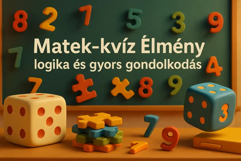 Matek-kvíz élmény logikai fejtörőkkel és gyors gondolkodással