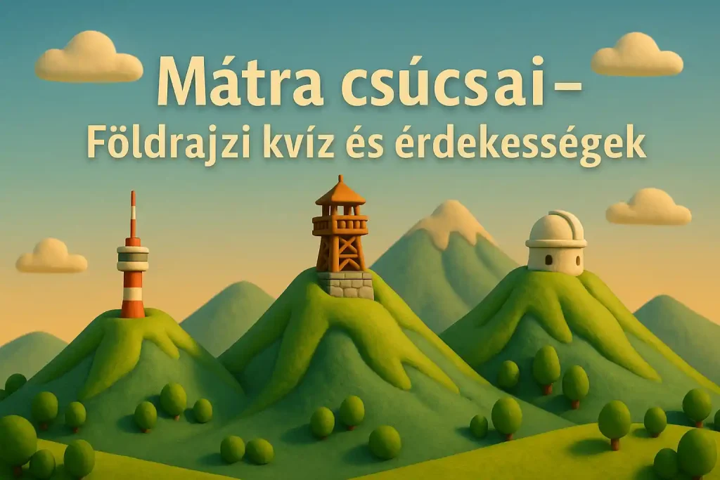 Mátra csúcsai és híres kilátói