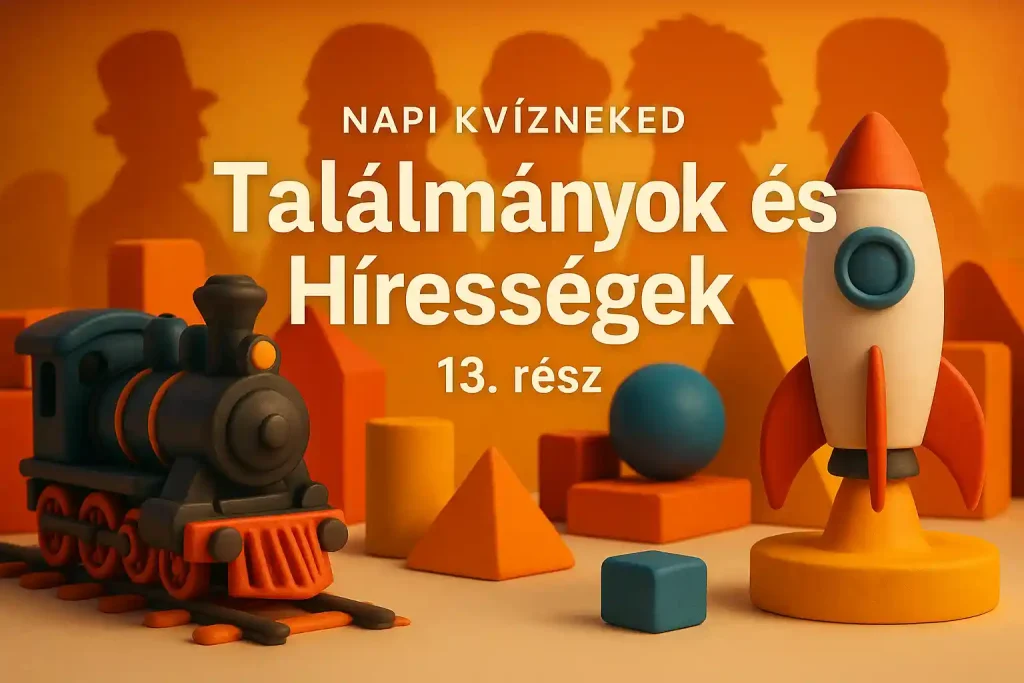 Gőzmozdony és űrhajó színes illusztrációban hírességek árnyképeivel