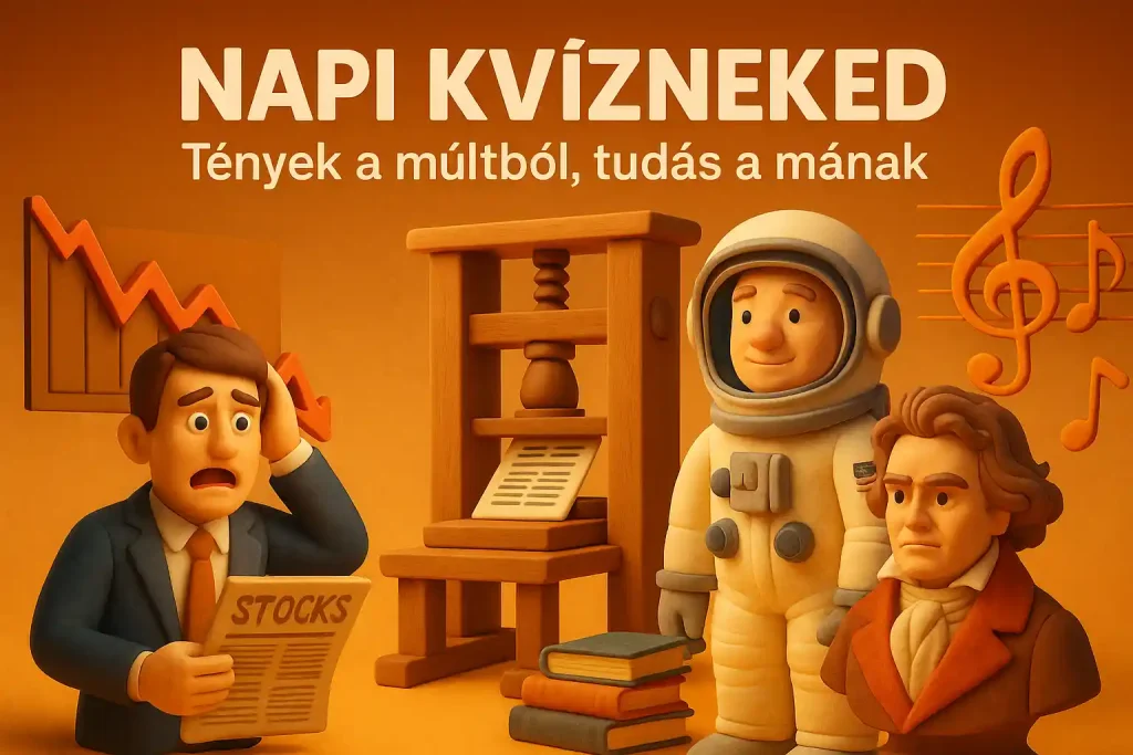 Történelmi pillanatok 3D illusztrációban – Napi Kvízneked
