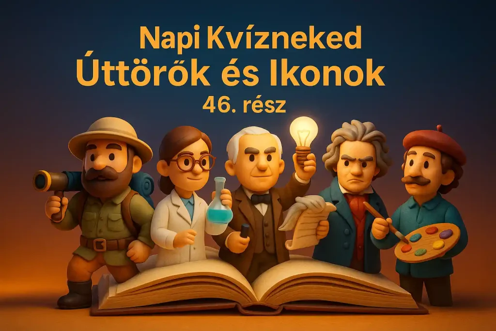 Híres úttörők és ikonok elevenednek meg a kvíz illusztrációján