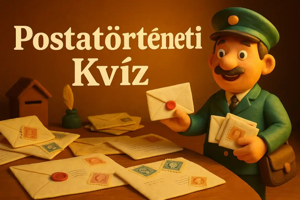 Régi magyar postás levelekkel és bélyegekkel – Postatörténeti Kvíz