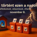 mi tortent ezen a napon felfedezesek valasztasok viharok november 8