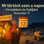 mi tortent ezen a napon forradalom es holdjaro november 17