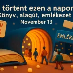 mi tortent ezen a napon konyv alagut emlekezet november 13