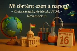 Mi történt ezen a napon? – Köztársaságok, kísérletek, UFO-k – November 16.