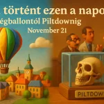 mi tortent ezen a napon legballontol piltdownig november 21