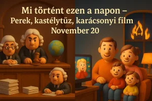 Mi történt ezen a napon – Perek, kastélytűz, karácsonyi film – November 20