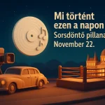 mi tortent ezen a napon sorsdonto pillanatok november 22