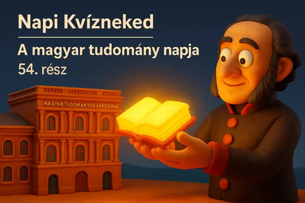 Széchenyi István és a Magyar Tudomány Napja illusztráció