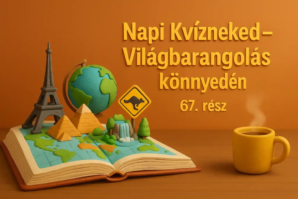 Napi Kvízneked – Világbarangolás könnyedén kvíz hero kép utazós, világjáró hangulattal
