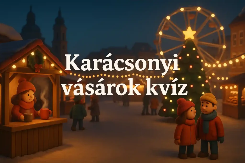 karácsonyi vásárok kvíz illusztráció budapesti és európai adventi vásárok hangulatával