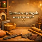 tajszavak es regi targyak mennyit ismersz fel