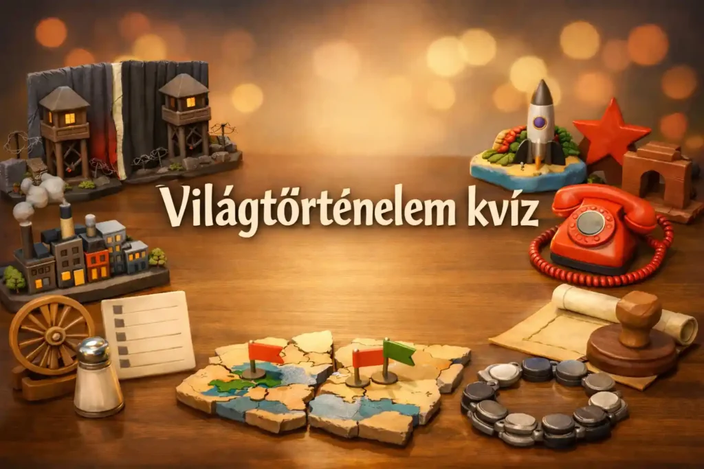Világtörténelem kvíz hero kép nagyhatalmakról, válságokról és függetlenségi hullámokról.