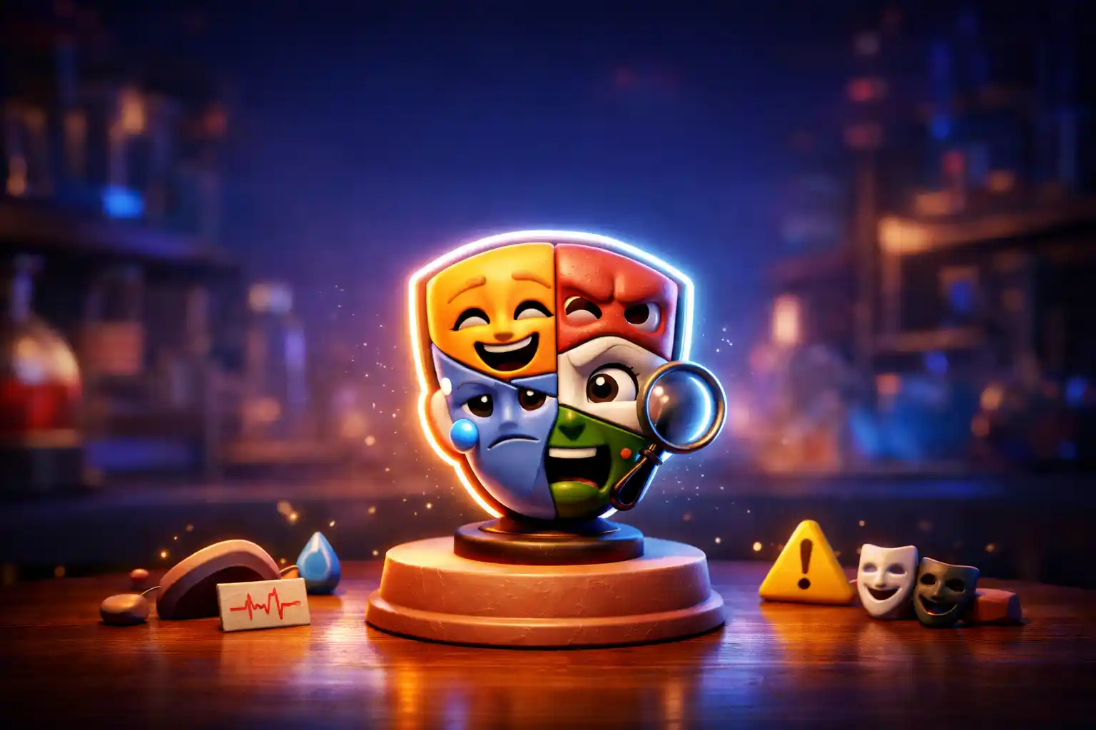 Érzelmek kvíz hero kép alapérzelmekkel és arckifejezésekkel