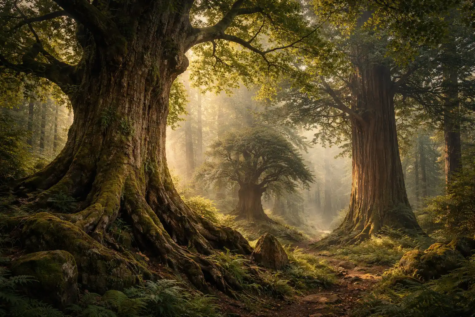 Idős, hatalmas fák az ősi fák kvíz témájához