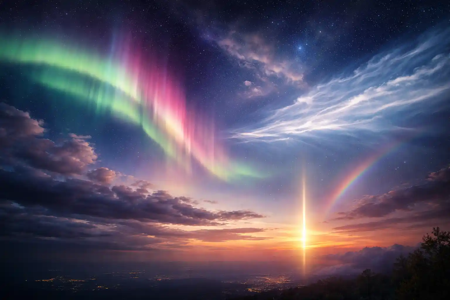 Különleges égi fényjelenségek a fényjelenségek kvízhez