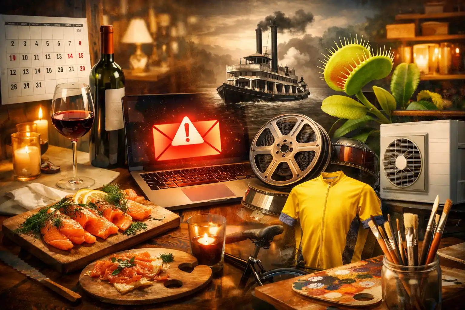 Vegyes kvízhez készült hangulatkép különféle témákkal