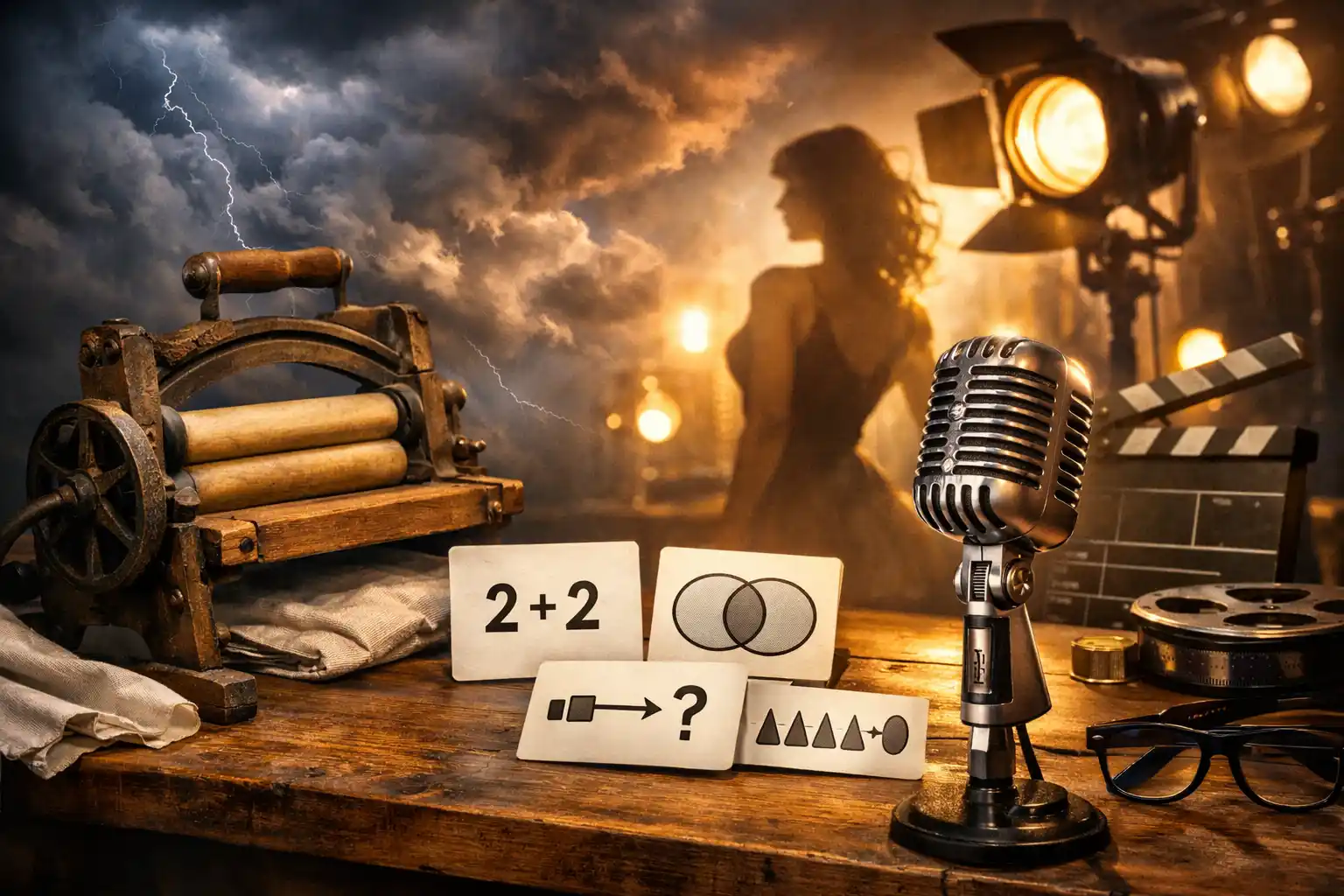 Vegyes témájú napi kvíz hangulatkép régi tárggyal és filmes utalásokkal