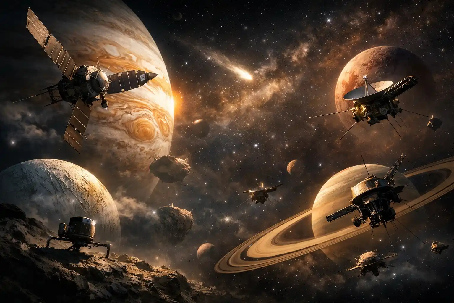 Űrszondák kvíz – Jupiter, Plútó és a Naprendszer nagy felfedezései