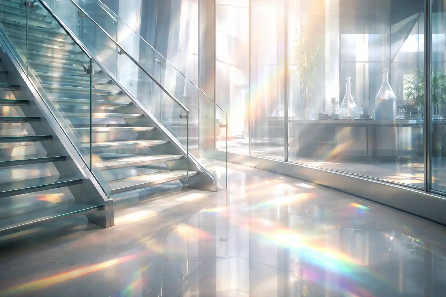 Üvegfelületeken átszűrődő fény és prizmák – üveg kvíz