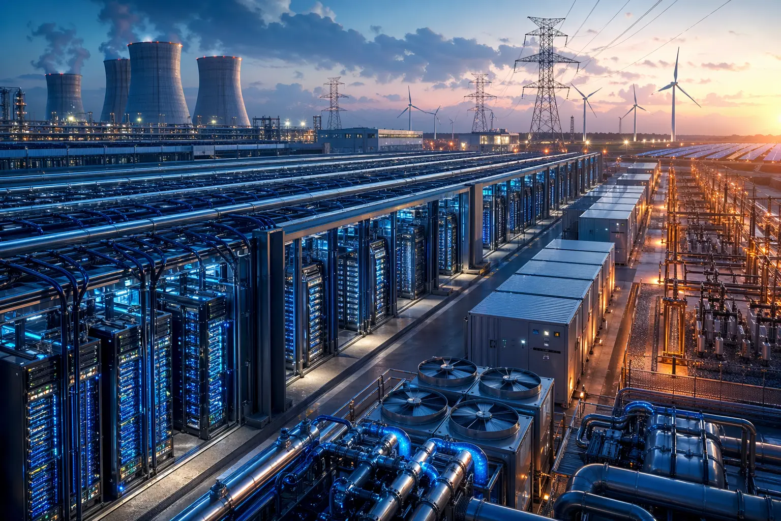 MI-adatközpontok és energiaigény: 10 kérdés egy helyen