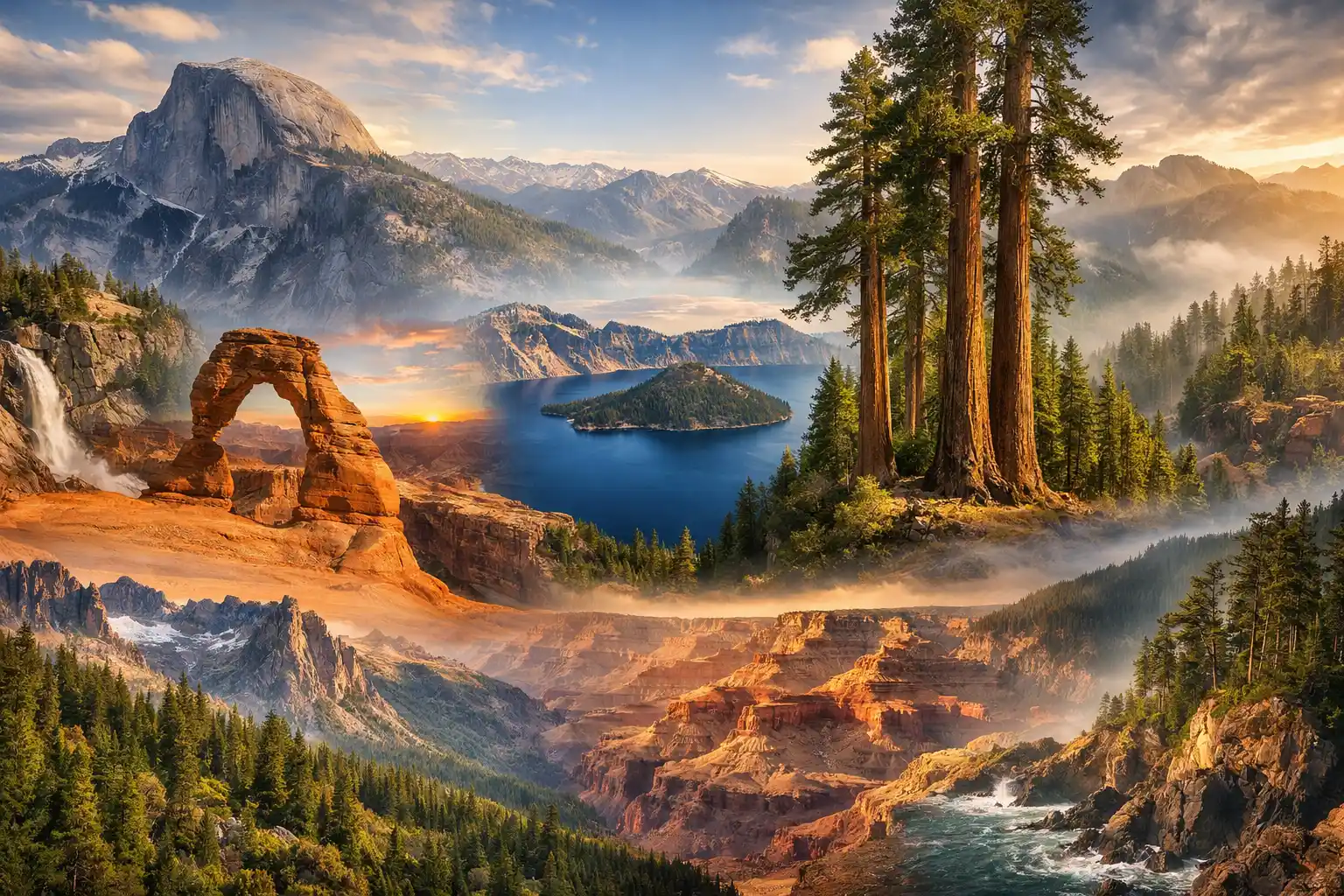 USA legszebb nemzeti parkjai kvíz