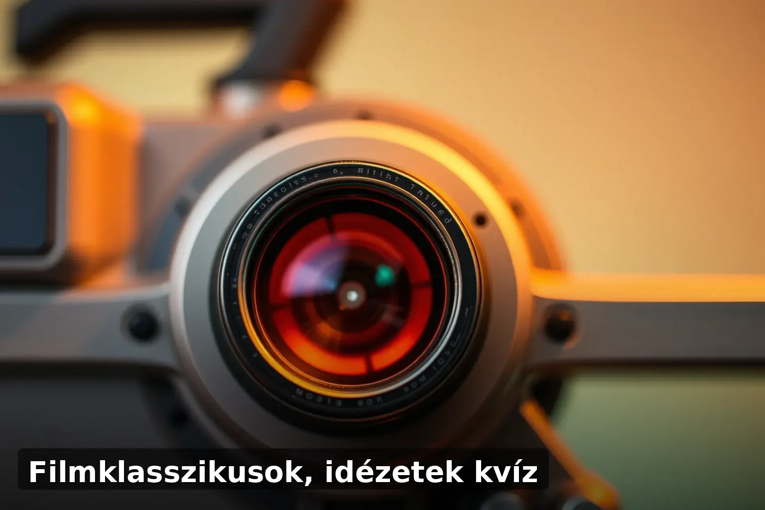 filmklasszikusok kvíz retró filmvetítő lencsével