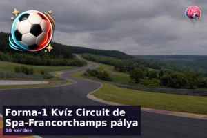 Forma-1 Kvíz Circuit de Spa-Francorchamps pálya