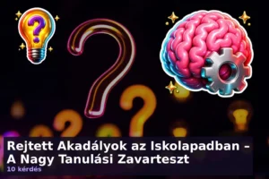 Rejtett Akadályok az Iskolapadban – A Nagy Tanulási Zavarteszt