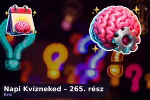 Napi Kvízneked – 265. rész