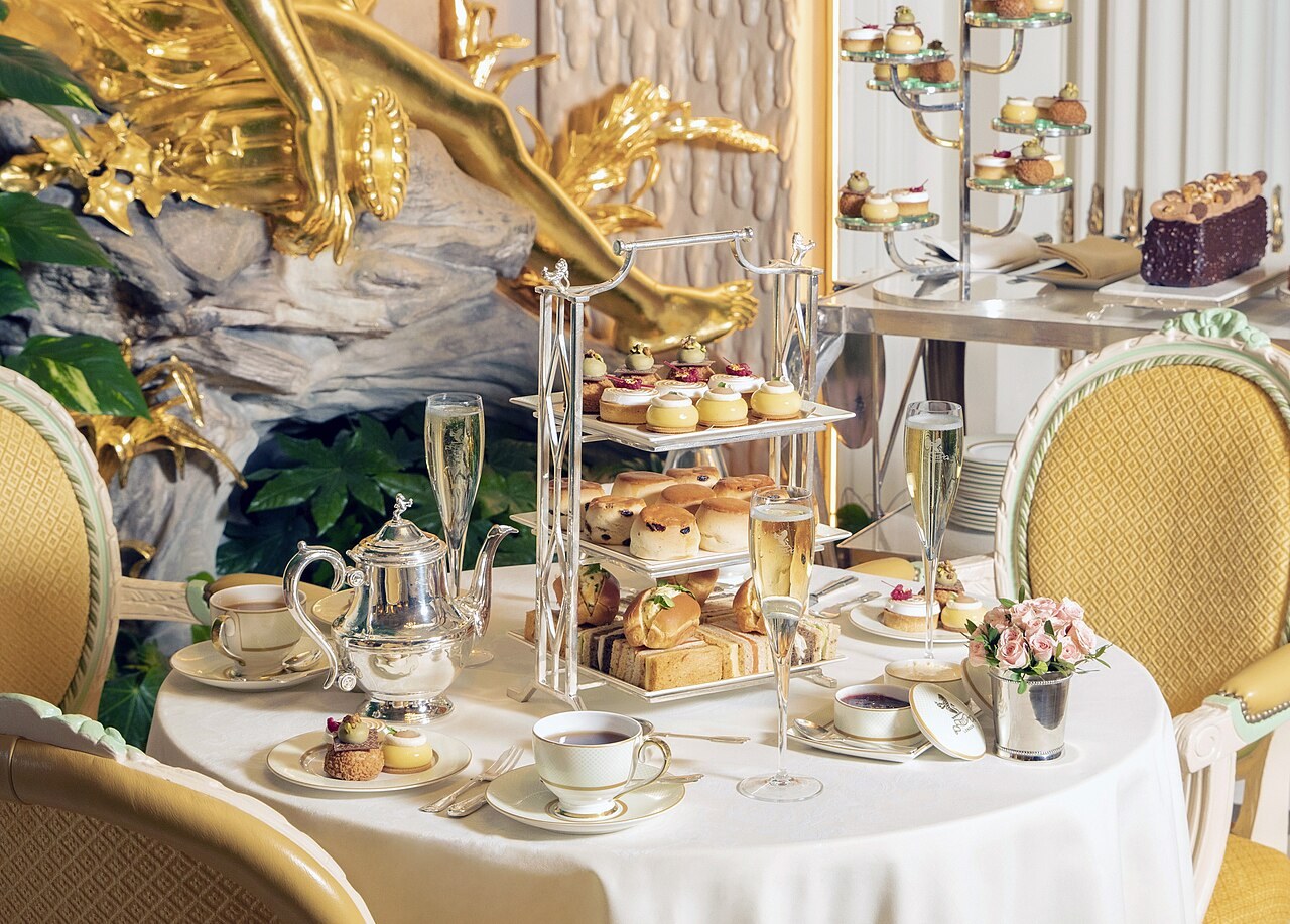 English afternoon tea set