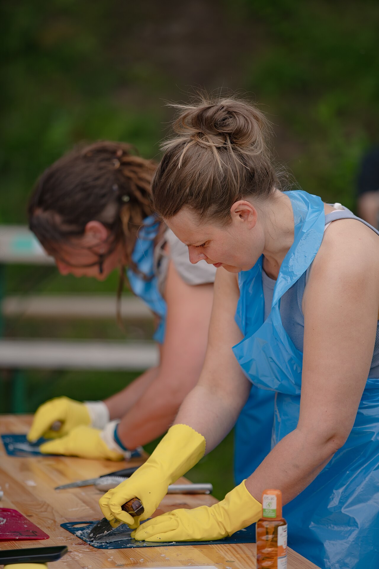 leather tanning workshop