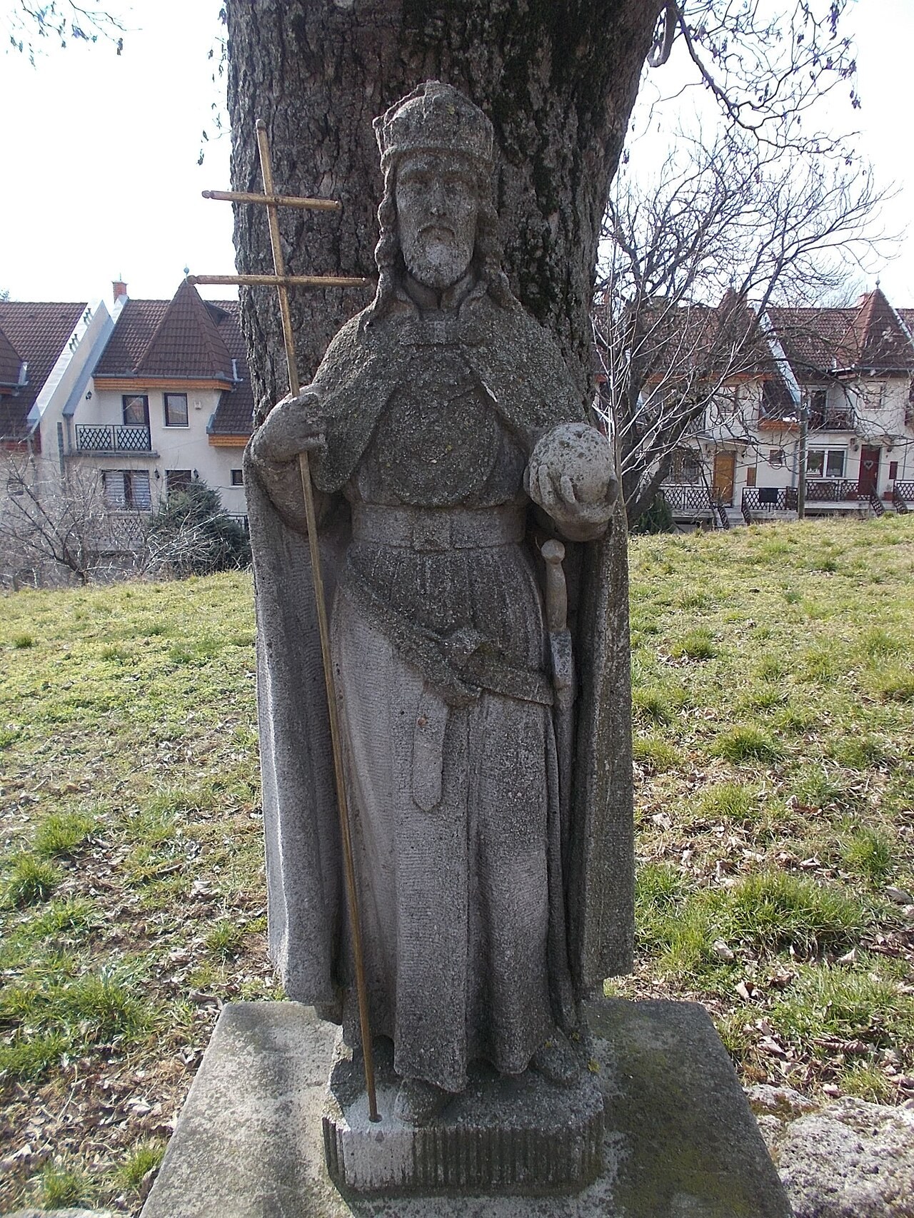 Statue of Saint Stephen in Budapest