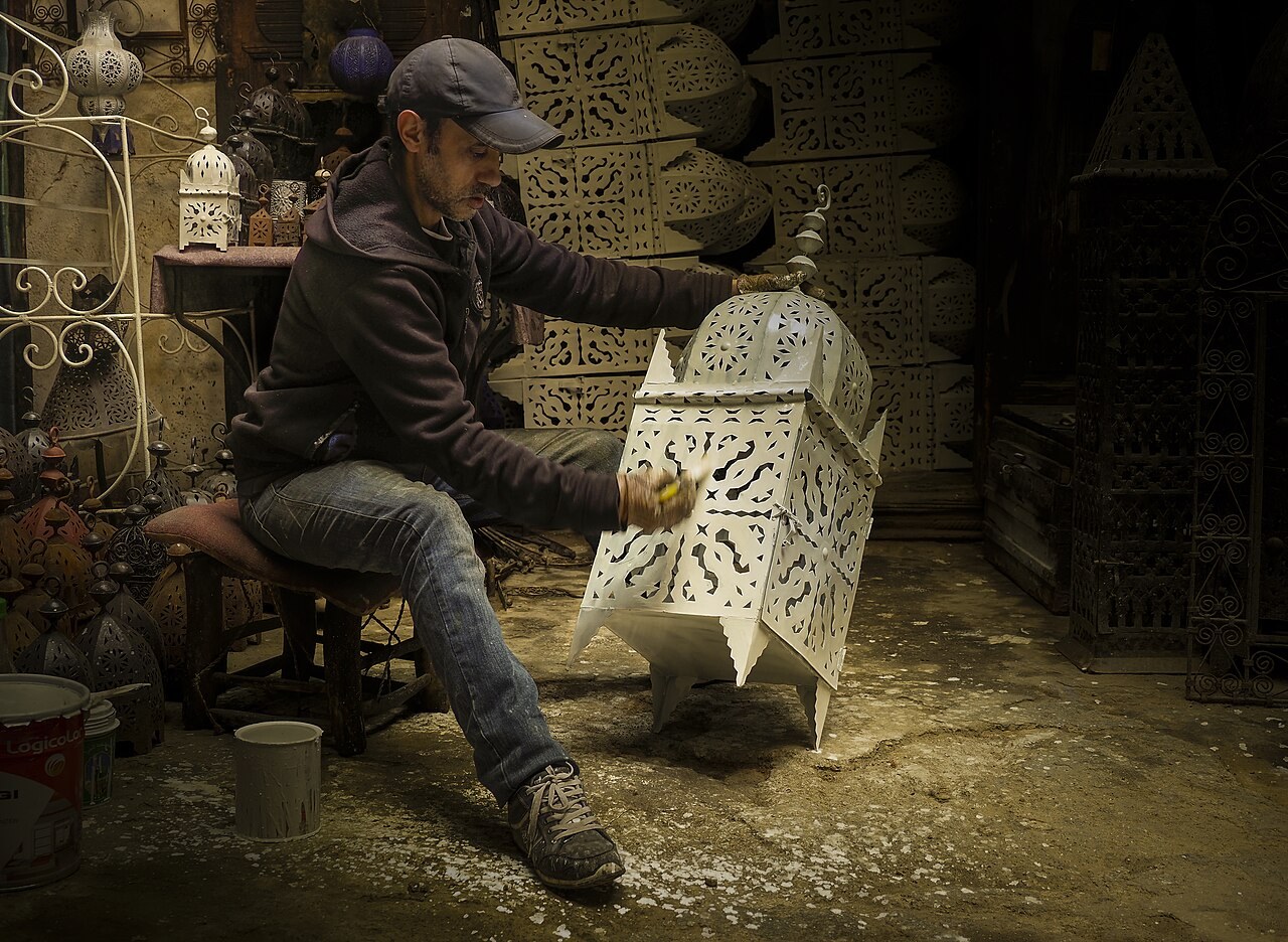 traditional craftsman at work