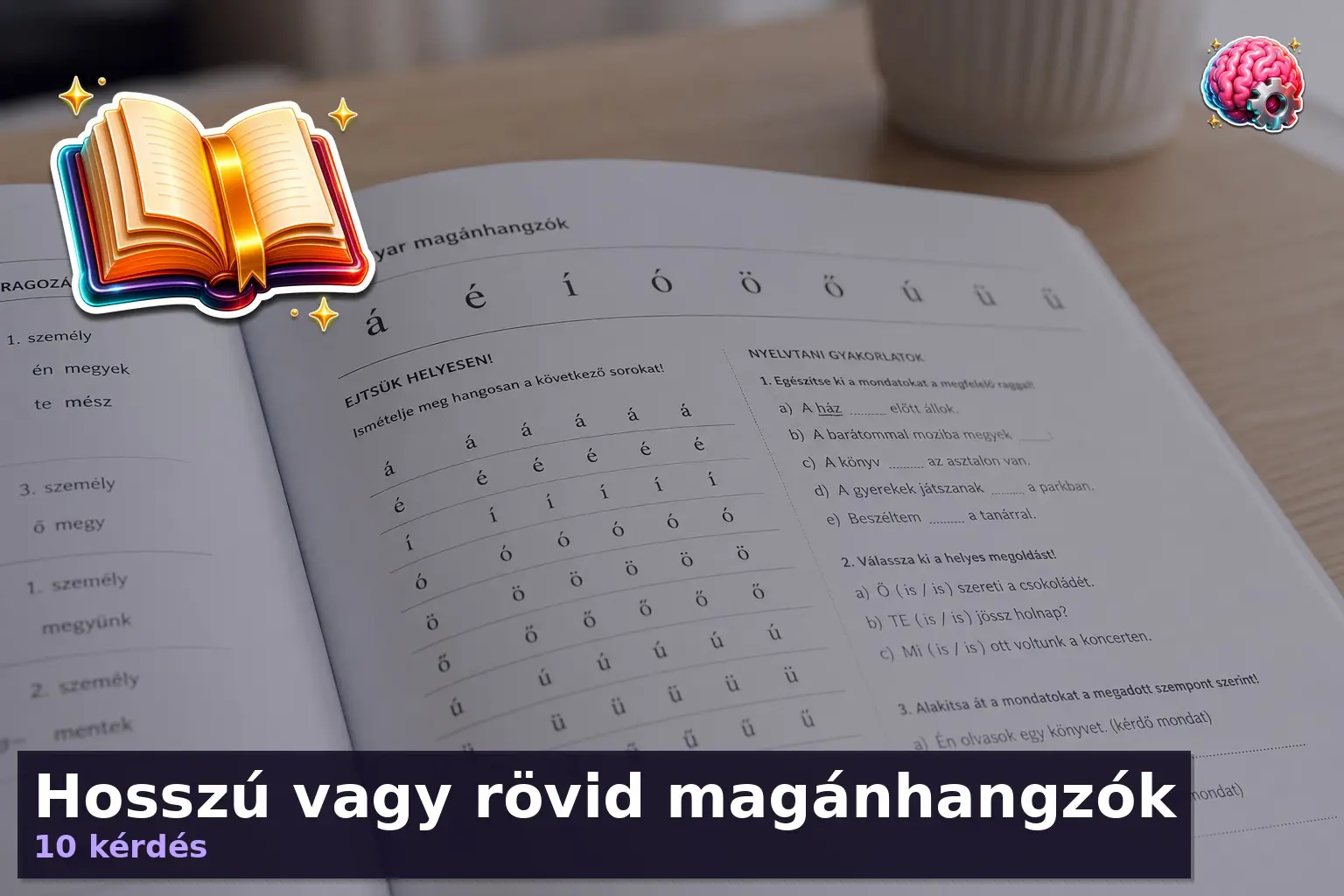 Magyar helyesírás kvíz témájú nyelvtani feladatlap