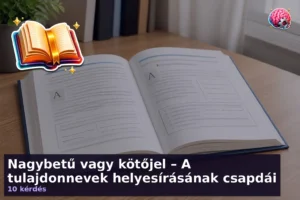 Nagybetű vagy kötőjel – A tulajdonnevek helyesírásának csapdái 6 Nagybetű vagy kötőjel – A tulajdonnevek helyesírásának csapdái