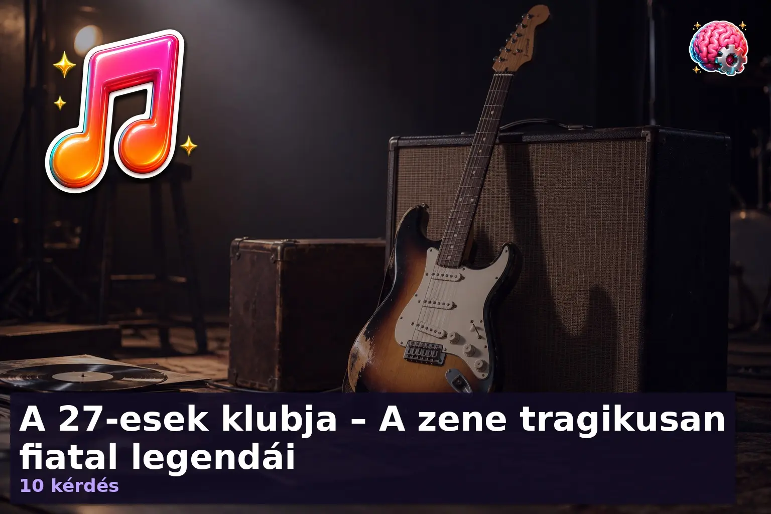 27-es klub zenészek kvíz - elektromos gitár a színpadon