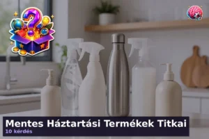 Mentes Háztartási Termékek Titkai